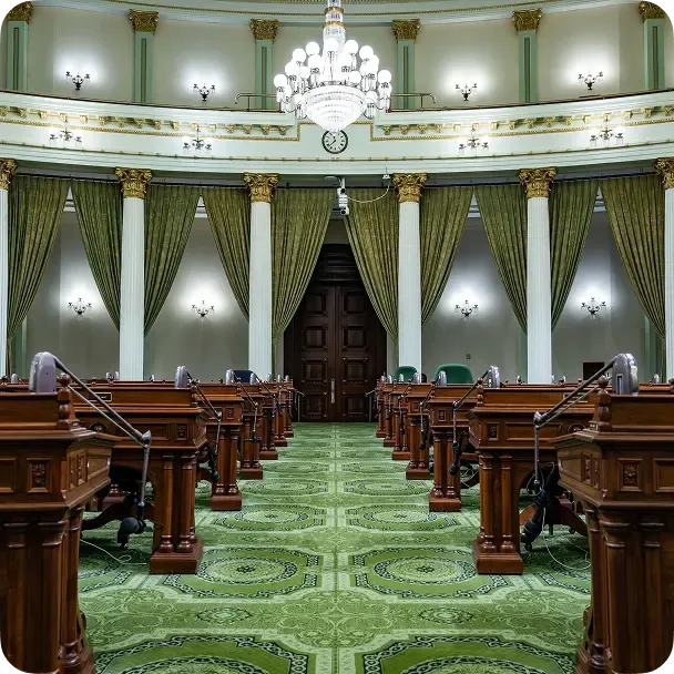 Assembly Floor at the Capitol